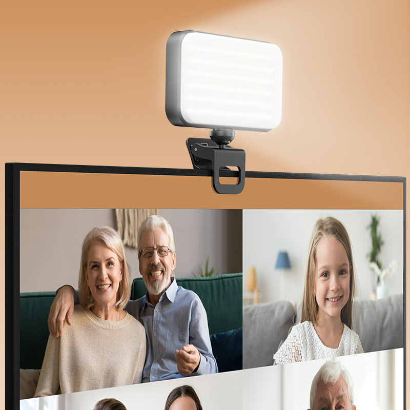 Nuevo portátil LED Luz de relleno teléfono móvil Live shooting Luz de relleno video conferencia Luz de relleno autofoto luz suave