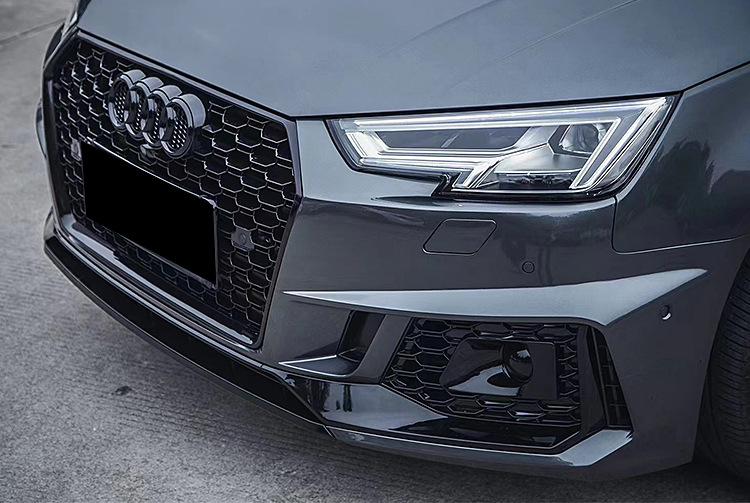 Suitable for New and Old Audi Models. Modified Front Bumper, Large Surround, Rear Bumper, Grille, and Rear Lip