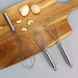 Wholesale Manual Stainless Steel Egg Beater Egg Hand Mixer Muddler Cream Beater Baking Tools