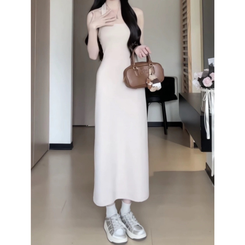 (2개) 마츠모토 장례식 단색 스웨트 셔츠 원피스 오버랩 탑 풀오버 절묘한 슬림 가을 고기 커버 스커트 인 스타일