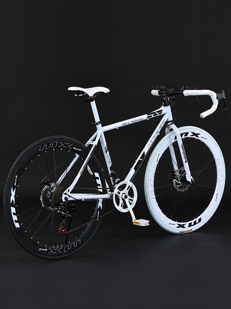 Road Bicycle Adult Internet Celebrity Variable Speed Double Disc Brake Dead Fly Racing Student Work Commuting Leisure High-Looking Bicycle