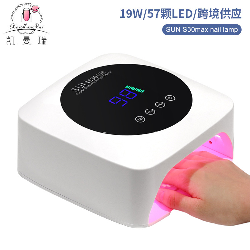 Lámpara de manicuras transfronteriza almacenamiento de energía luz de terapia de manicuras tienda de manicuras gel de manicuras horneador de uñas luz roja inteligente máquina de manicuras de inducción