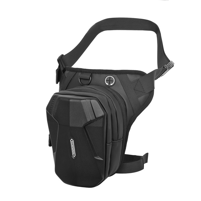 Bolso de pierna táctico para motocicleta Bolso de ciclismo diagonal al aire libre para hombre Bolsillo de polainas impermeable multifuncional para motocicleta de gran capacidad