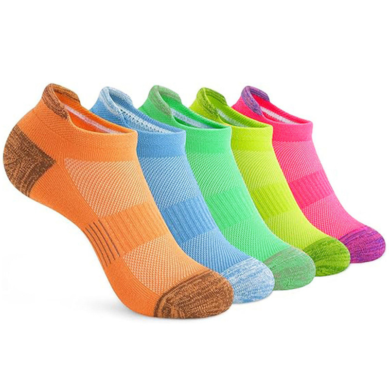Cross-border in stock socks for men and women with plus size foreign trade wholesale summer mesh breathable socks and ankle running thin