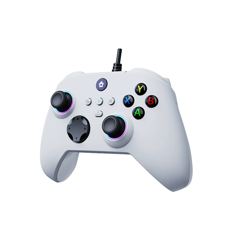 XBOX ONE wired game controller Xbox Series wired handle with headphone jack support PC controller