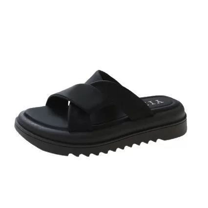 Slide platform, slippers, summer beach footwear, 2025 years