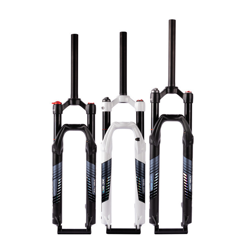Bicicleta de montaña de presión de aire horquilla delantera 26/29/27.5 pulgadas amortiguador horquilla delantera con amortiguación