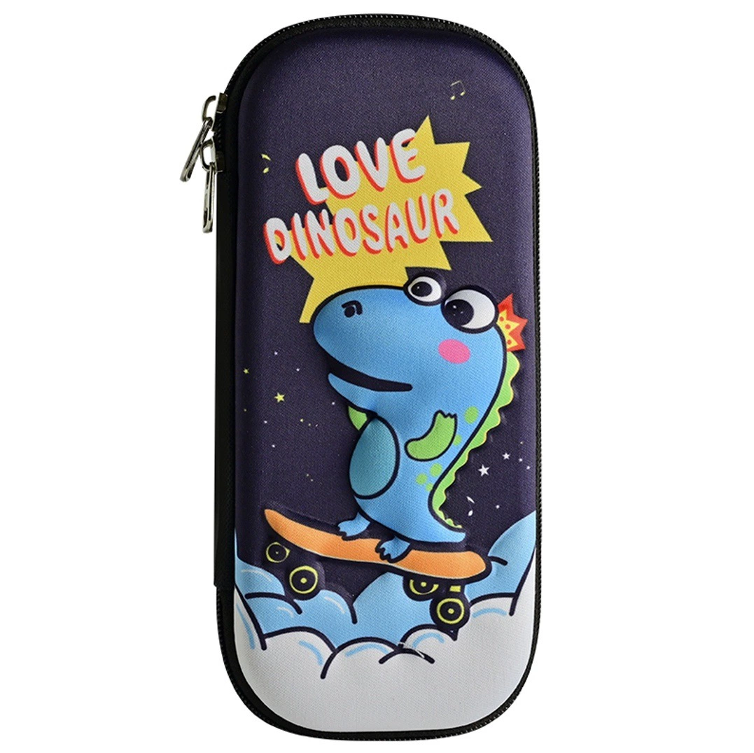 Three dimensional cartoon children's capacious pencil case for elementary school students, wholesale, fall protection