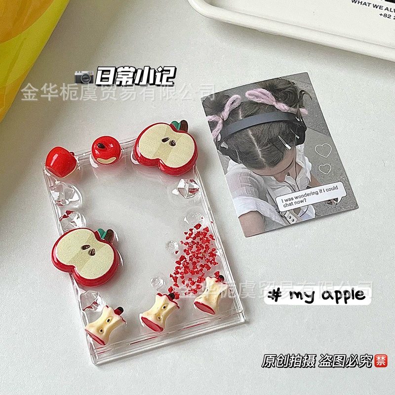 Милый мультяшный брикет из смолы в виде панды, высокопрозрачная карточка-идол из кристалла, милые реквизиты