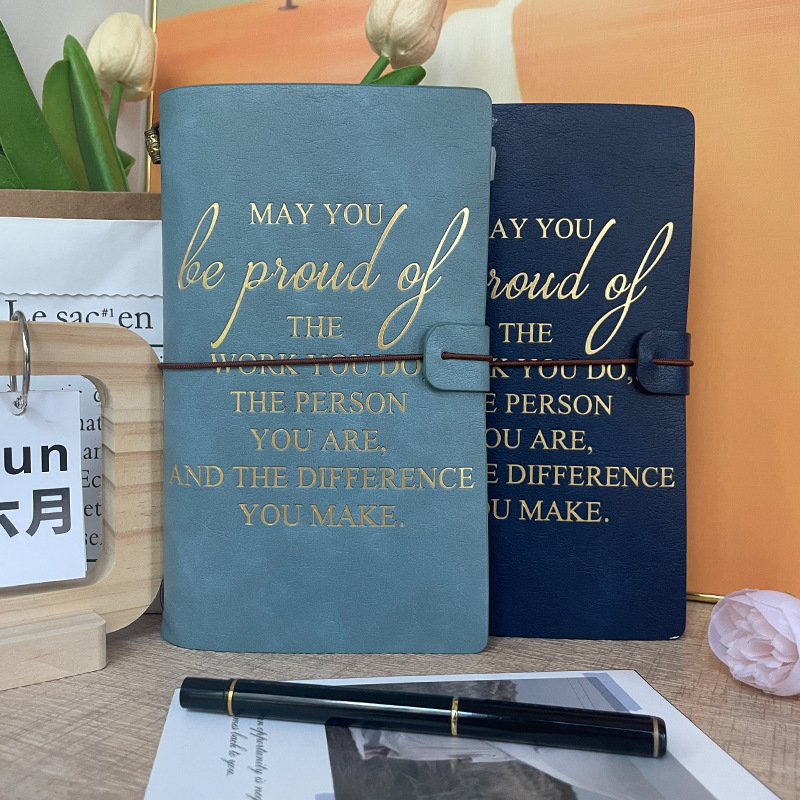 A6 Amazon cuero cuaderno de bolsillo transfronterizo cuaderno de bolsillo de bolsillo cuaderno de mano cuaderno de alto valor en stock