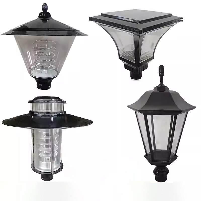 lámparas de jardín al por mayor lámparas de aluminio fundido al aire libre impermeable lámpara de calle fábrica venta directa led lámpara de jardín al aire libre