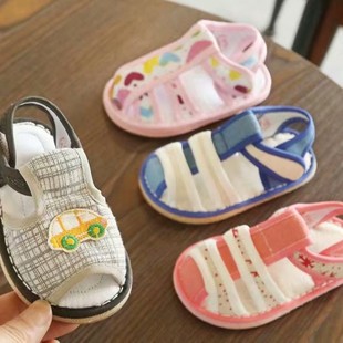Granny Cui handmade children's cloth sandals with lasagna soles for boys and girls 1-5 years old baby cloth shoes children's shoes baby shoes