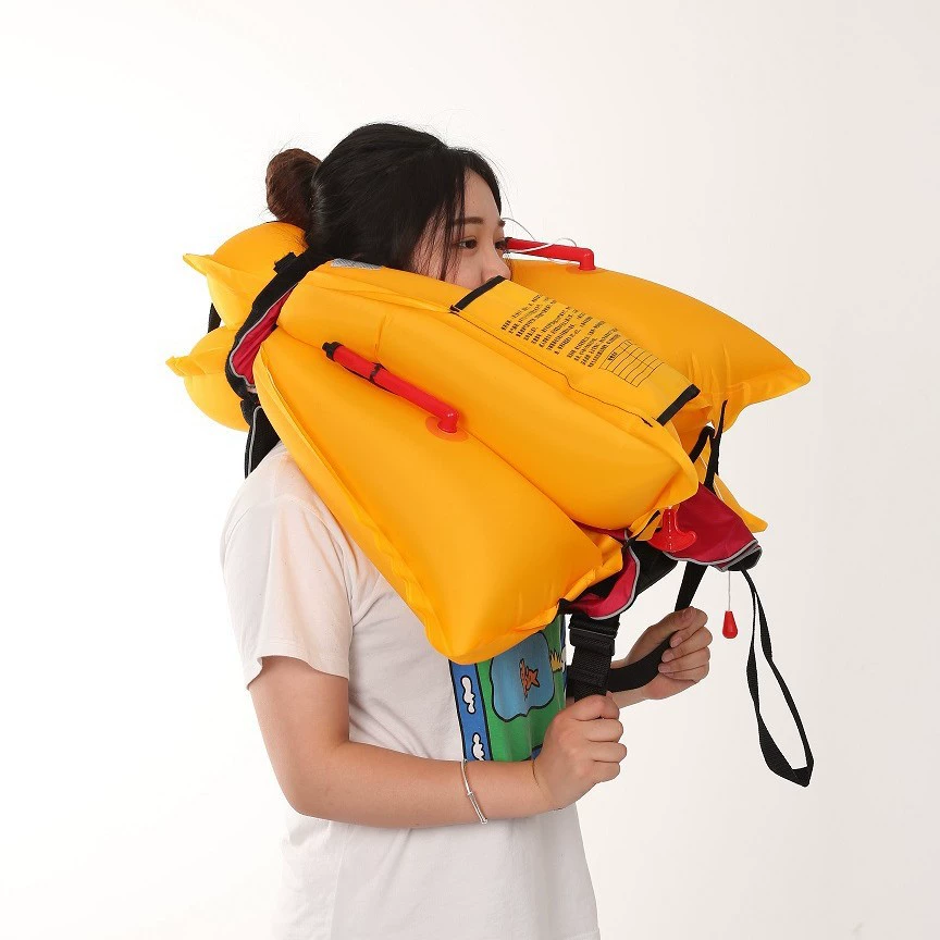 [Надувной спасательный жилет] [Надувной спасательный жилет с двумя подушками безопасности] [Воздушный спасательный жилет]