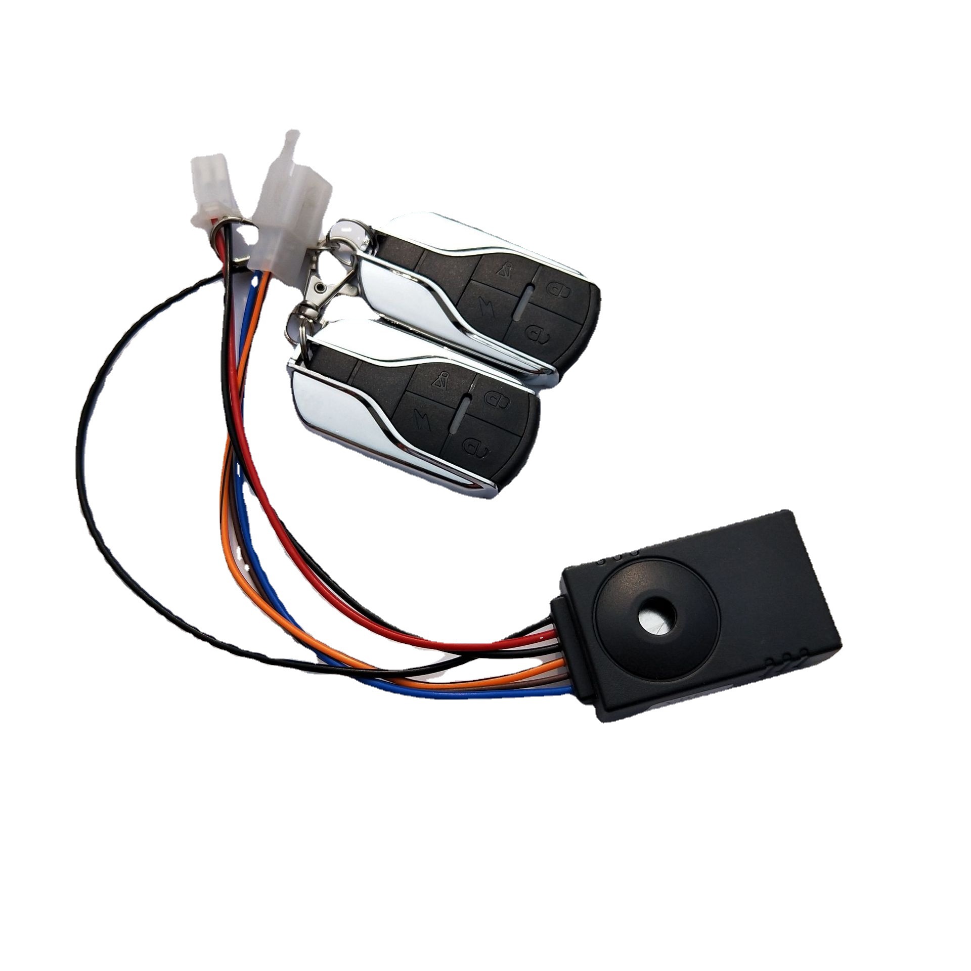 电动车防盗系统保镖防盗器座垫锁一键启动遥控报警器声音大防偷