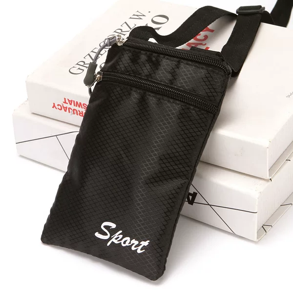 New Men's and Women's Fashion Mobile Phone Bag Ultra-thin Women's Simple Multi-function Shoulder Crossbody Mobile Phone Bag Coin Purse Wholesale