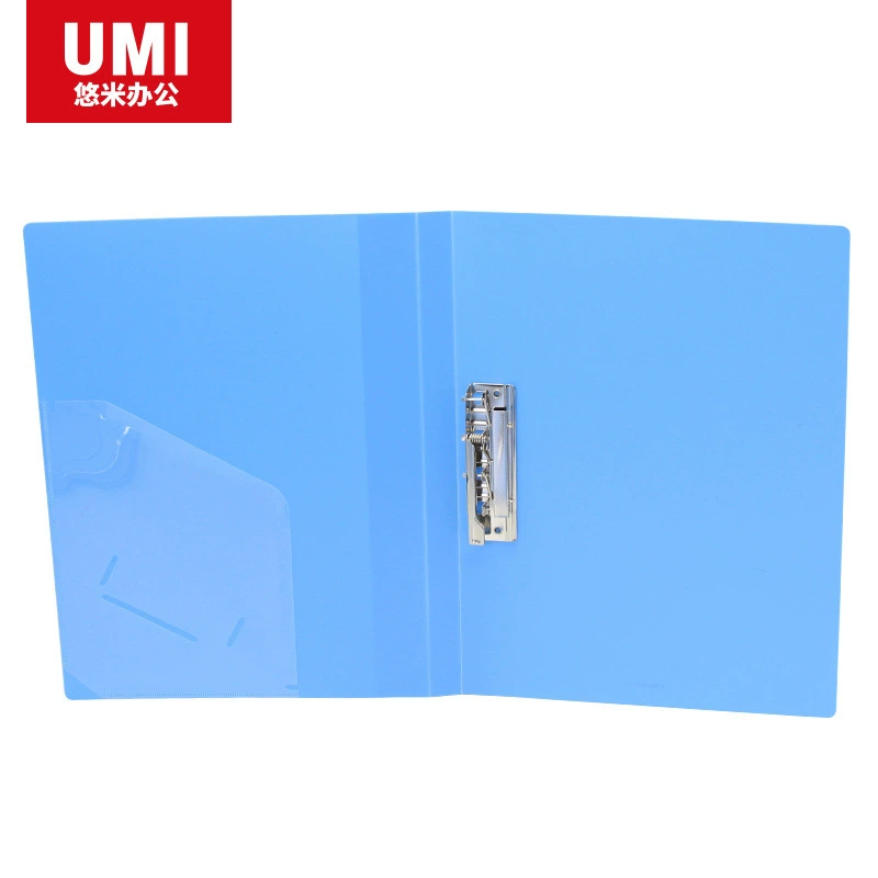 Долговечная папка-слой UMI Youmi W01104B/D, одинарная длинная ставка+держатель платы, 85 шелк толстая, папка черная синий