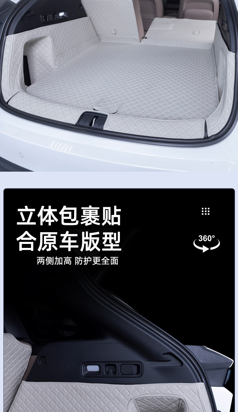 Ideal i6 special trunk mat, fully enclosed, waterproof, eco-friendly material, Ideal i6 standard trunk mat modification accessory