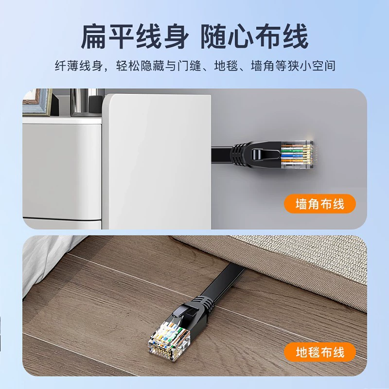 Кабель сети Biyuz 6 CAT6, кабель 0.5 метра, гигабитное соединение, высокоскоростной кабель готовый продукт
