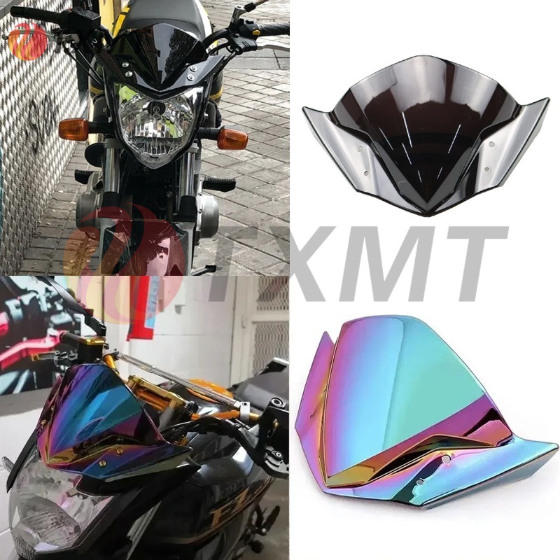 Suitable for Yamaha Fz16 14-16 Years Modified Motorcycle Front Windshield Windshield Goggles Deflection