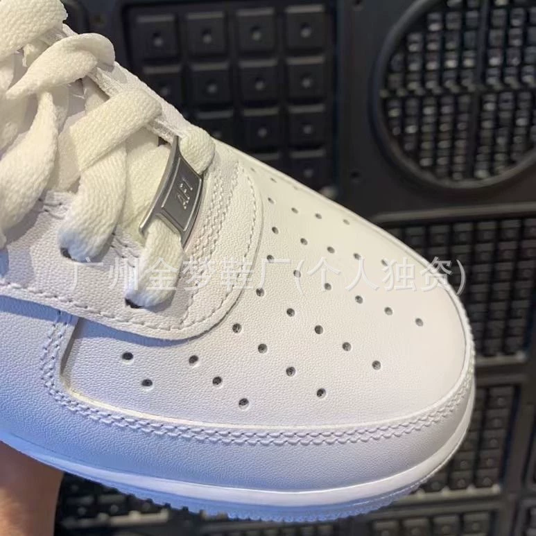 Nike Air Force 1, низкие кожаные кроссовки для мужчин и женщин, белые туфли