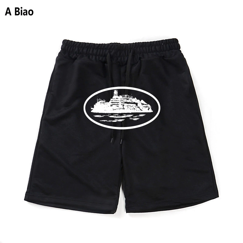 2023 трансграничные y2k американские хипстеры уличные хип-хоп случайные шорты High Street свободные хип-хоп уличные брюки с принтом ins