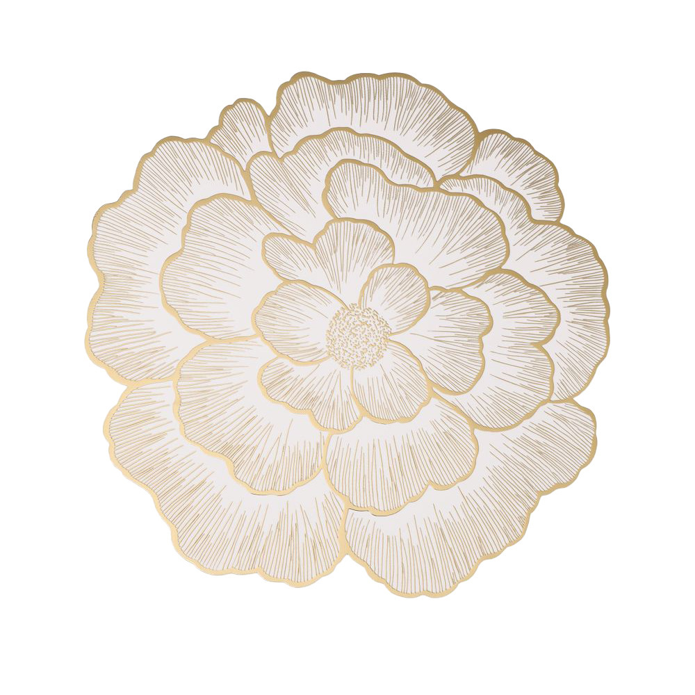 Elementos de primavera patrón de flores de PVC estampado