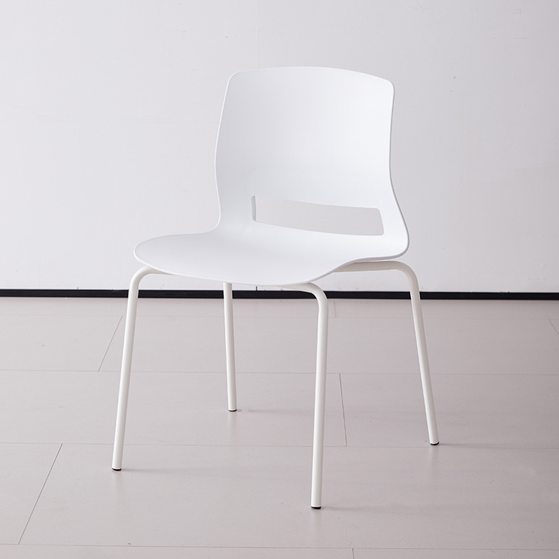 [철파이프다리] 시트쿠션 없는 화이트