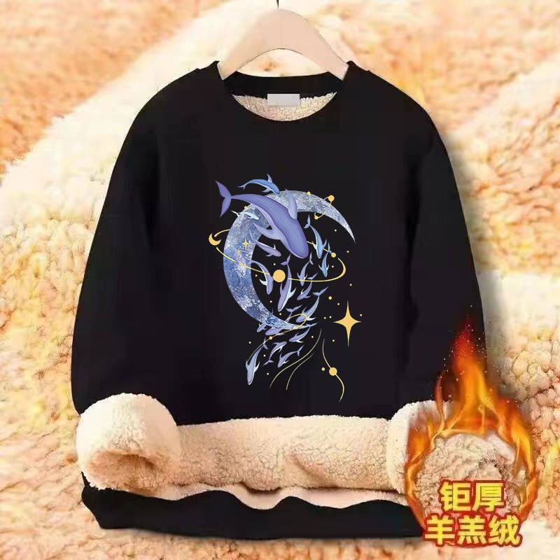 반달 물고기 [둥근 목 캐시미어 스웨터 싱글 피스]]