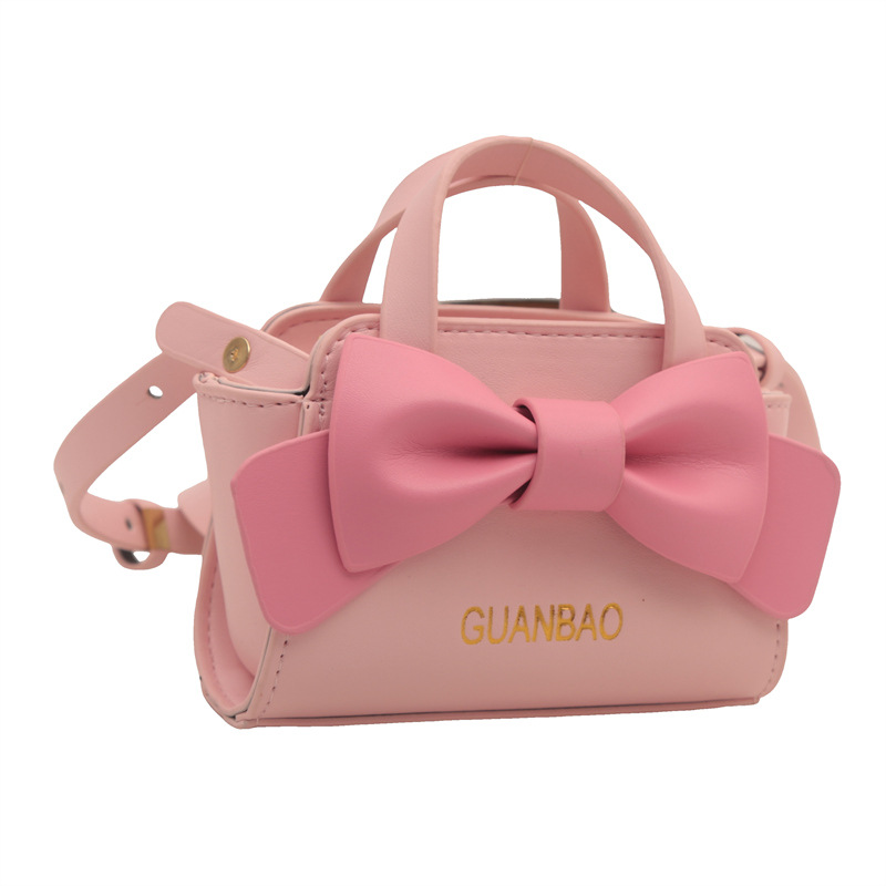 Nuevo tipo de bolso de hombro para niños y niñas, estilo coreano de moda, bolso de arco para niños 2024, bolso mini de estilo extranjero