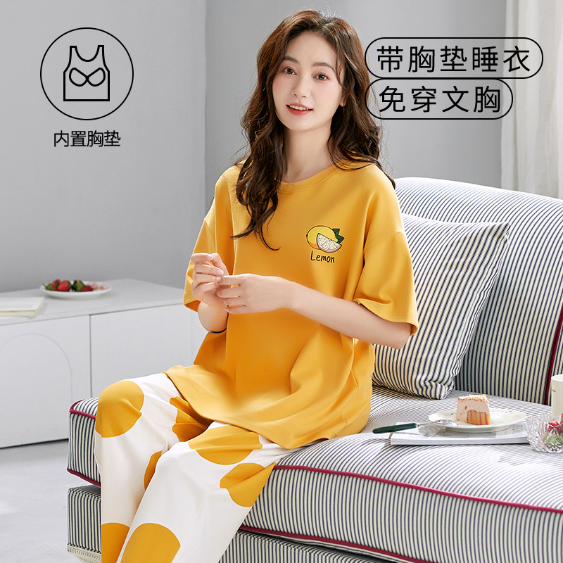 YW·B3703 반팔바지(가슴패드포함)