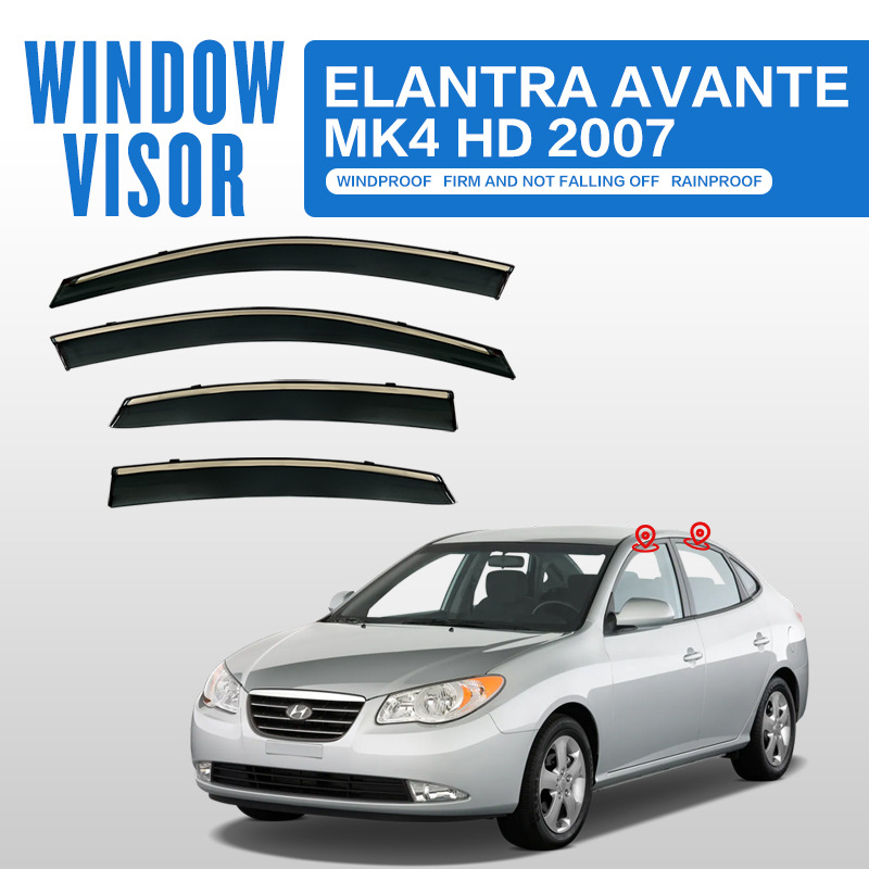 Suitable for Hyundai Elantra, Yuedong, Langdong, Lingdong, Rain and Sun Visors, Elantra Window Visor