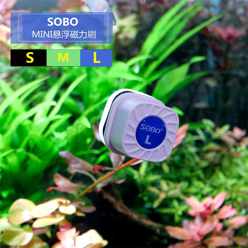 Мини-Магнитная Щетка для аквариума Маленькая стеклянная салфетка Двусторонняя очистка Чистка Соскабливание Нож для очистки водорослей Удаление водорослей Артефакт