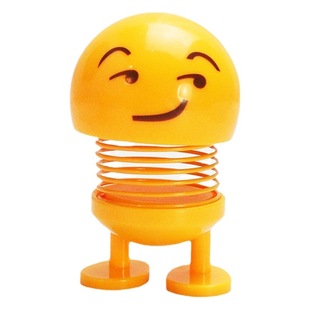Factory in stock Spring Shake Head Doll Creative Expression Bag Cartoon Series Cartoon Car Accessories Small Ornaments