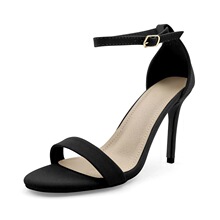G 68680 Black One Strap High Heel Sandals ��ɫһ�֎���Ь