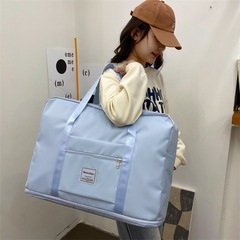 Wholesale influencer travel bag for women—lightweight, compact travel and short-trip storage, carry-on luggage bag; men’s fitness bag with large capacity, maternity bag.