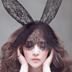 Fan Lei: Sexy Lingerie, Uniform Temptation, Accessories, Lace Veil, Eye Mask, Rabbit-Style Long Ears Headband, Hair Clips