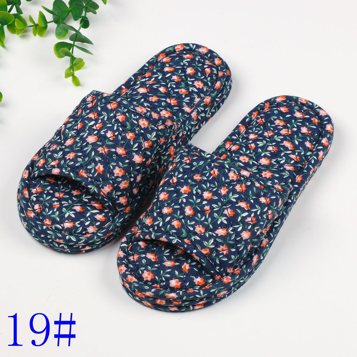 삼겹 꽃무늬 원단 여성용 19호