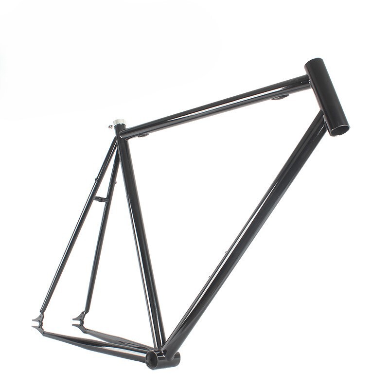 高性能 700C 固定ギアクロムモリブデン鋼トラック自転車シングルスピードフレーム炭素鋼フォークロードバイク競技|undefined