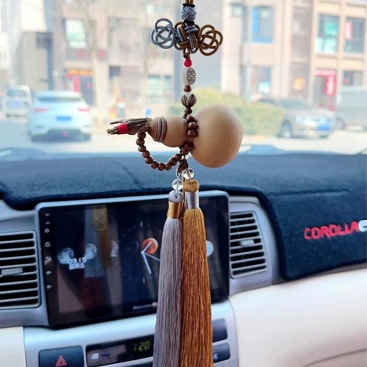 Натуральное отверстие тыквы пять императоров деньги автомобильные подвески внутреннее зеркало заднего вида