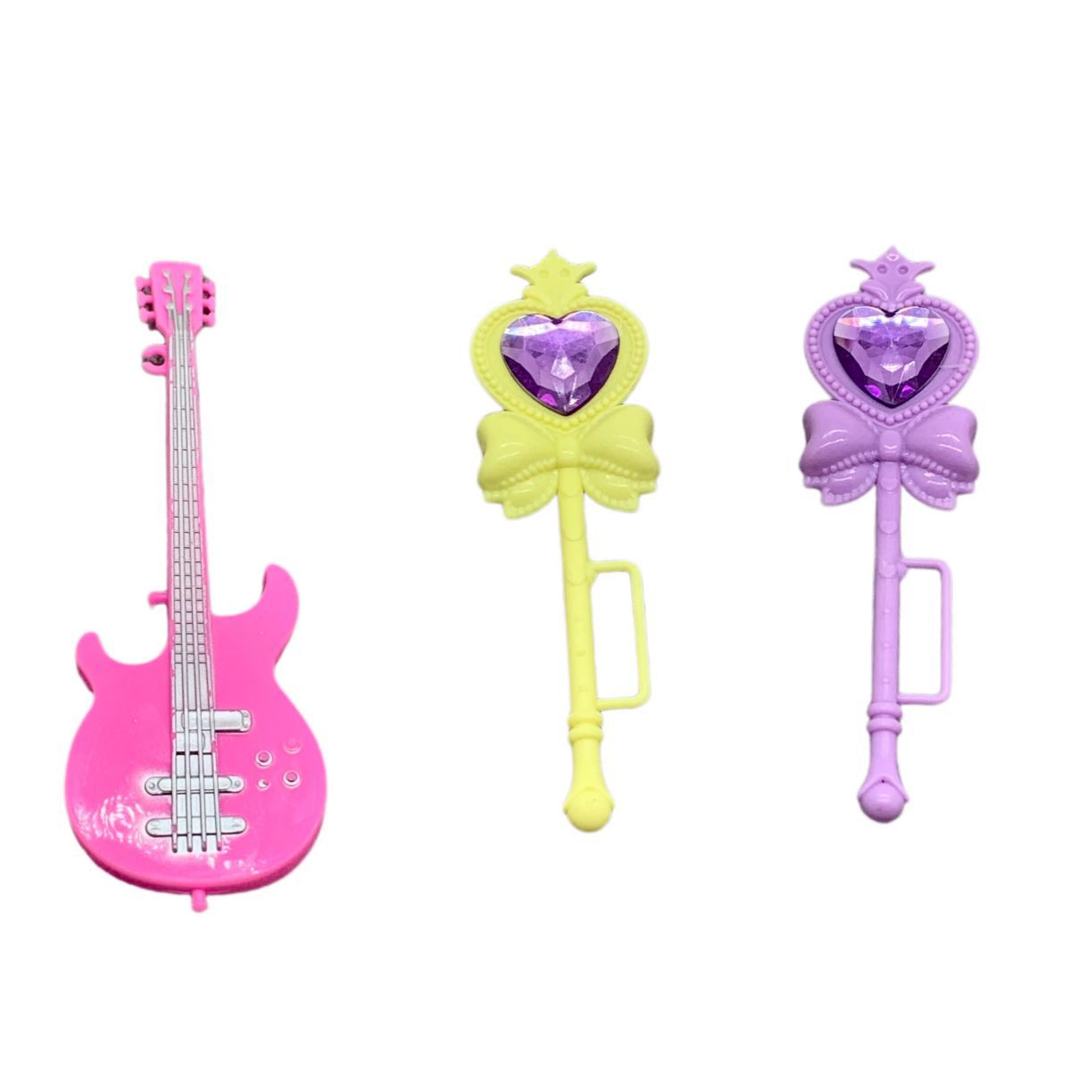 Cane Guitar 30cm Barbie Doll Dress up Series Play House Toy DIY Doll Accessories