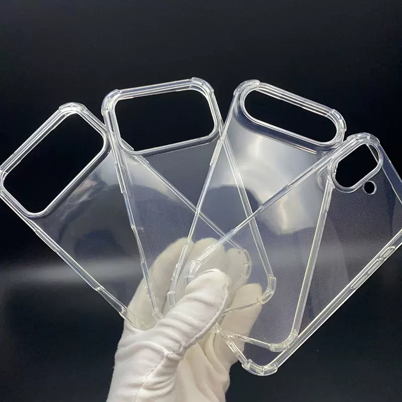 适用2025新款苹果防摔手机壳iPhone17ProMax透明TPU保护套17Air