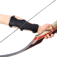 廠家批發射箭護臂長度可調節加厚弓箭護臂pu皮革材質耐磨通用