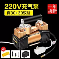 220V бытовой двухцилиндровый электрический надувной насос автомобильные шины баскетбольный цилиндр мешок цилиндра высокого давления плавательный колес