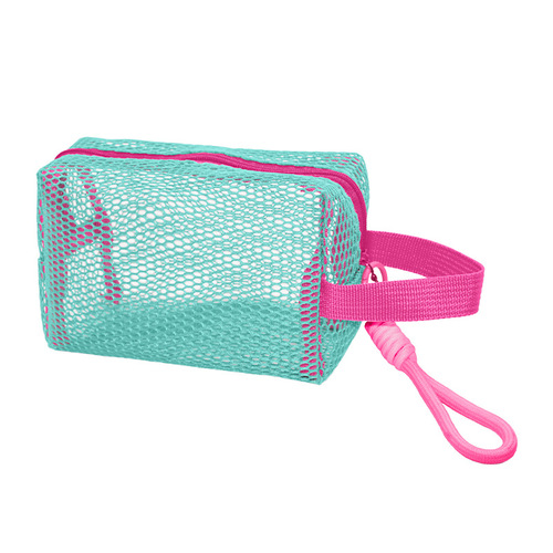 A Dopamine Color Minimalist Large Capacity Handbag Travel Colorful Portable Grid Storage Bag