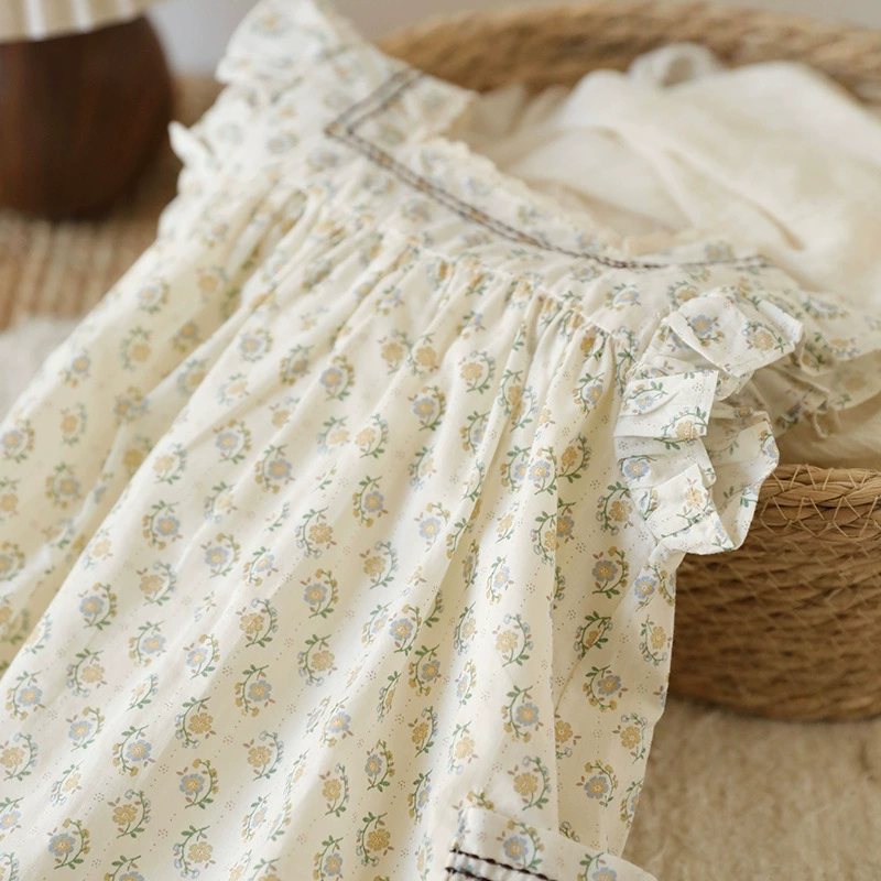 Летнее хлопковое платье, (Физика), детская одежда, floral print