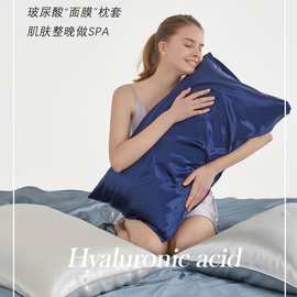 22姆米100%桑蚕丝枕套美容美发玻尿酸隐形拉链真丝枕套
