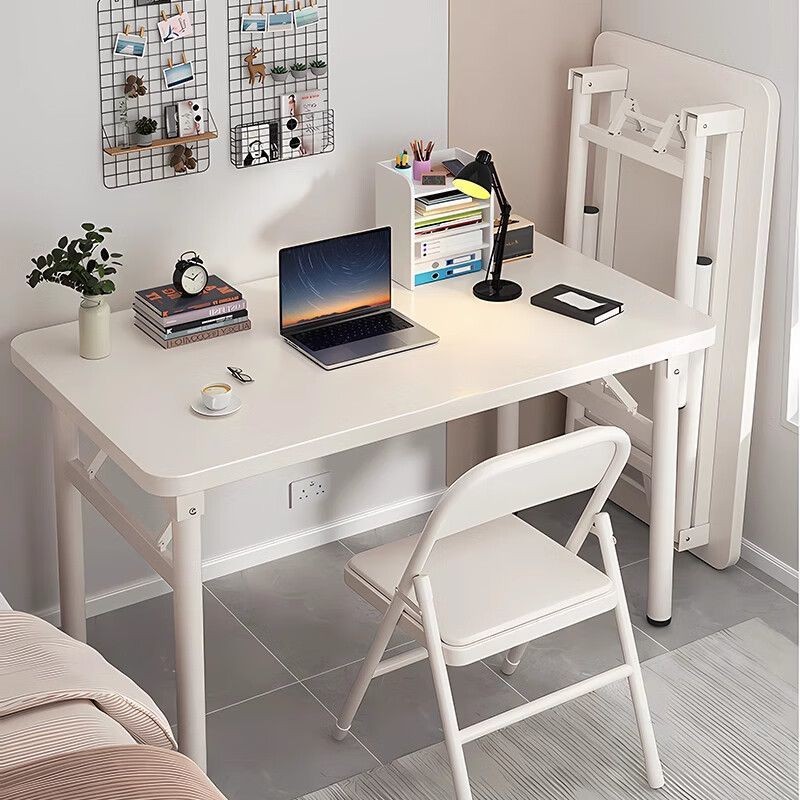 Folding Table, Computer Desk, Simple Study Desk, Home Office Desk, Simple Small Table for Rental Housing, Makeup Table