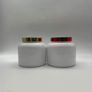 厂家供应1.2L白色PET食品级密封罐颜色可印制log盖子多样塑料瓶