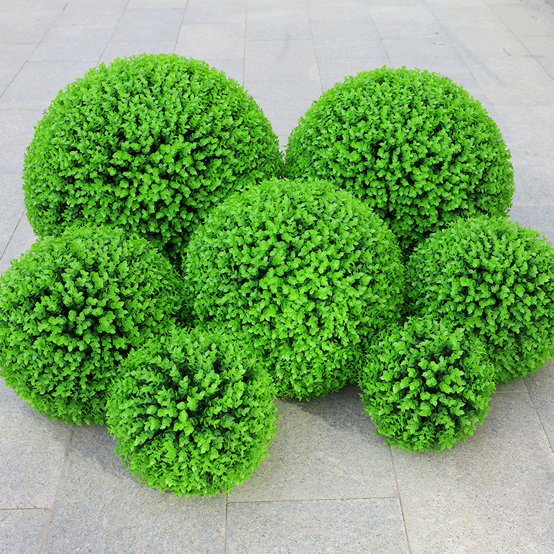 Plastic grass ball grass ball Milan grass ball flower ball road