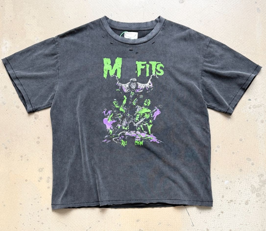 RRR123 M FITS Resurrection T-shirt Washed Black
